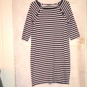 TALBOTS WOMEN'S STRIPED DRESS